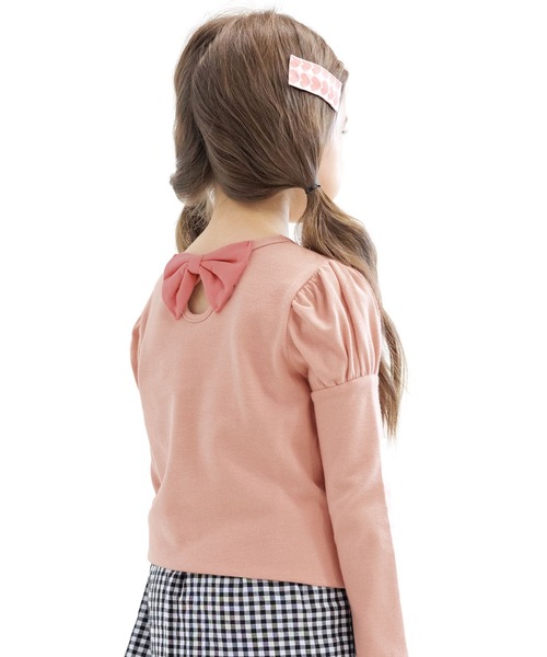 Bee des Bee（ビーデスビー）の「長袖トップス（シャツ/ブラウス・キッズ・ネイビー/ピンク系その他/ベビーピンク/ピンク/杢グレー/ダークブラウン/チョコ/アッシュブラウン/ブラウン系その他/カーキ/ベージュ/ブラウン/ラベンダー/ライトブルー/キャメル/ライトベージュ/ピンク系その他2・150cm/120cm/100cm/140cm/130cm/90cm/110cm）」の17枚目の写真