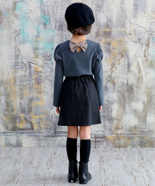 Bee des Bee（ビーデスビー）の「長袖トップス（シャツ/ブラウス・キッズ・ネイビー/ピンク系その他/ベビーピンク/ピンク/杢グレー/ダークブラウン/チョコ/アッシュブラウン/ブラウン系その他/カーキ/ベージュ/ブラウン/ラベンダー/ライトブルー/キャメル/ライトベージュ/ピンク系その他2・150cm/120cm/100cm/140cm/130cm/90cm/110cm）」の20枚目の写真