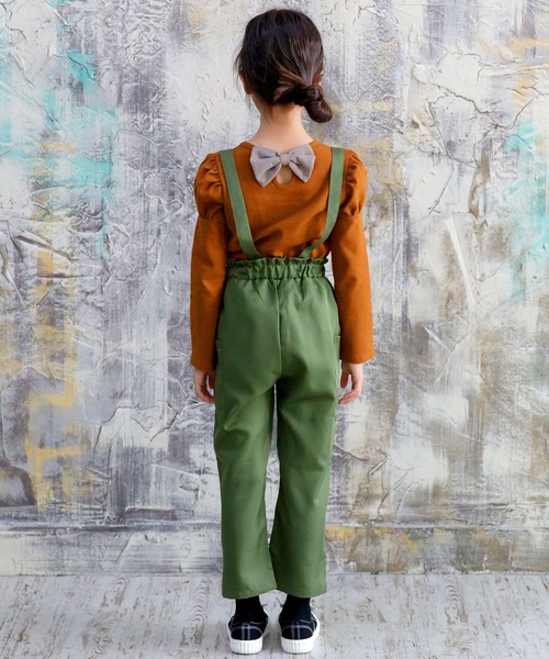 Bee des Bee（ビーデスビー）の「長袖トップス（シャツ/ブラウス・キッズ・ネイビー/ピンク系その他/ベビーピンク/ピンク/杢グレー/ダークブラウン/チョコ/アッシュブラウン/ブラウン系その他/カーキ/ベージュ/ブラウン/ラベンダー/ライトブルー/キャメル/ライトベージュ/ピンク系その他2・150cm/120cm/100cm/140cm/130cm/90cm/110cm）」の22枚目の写真