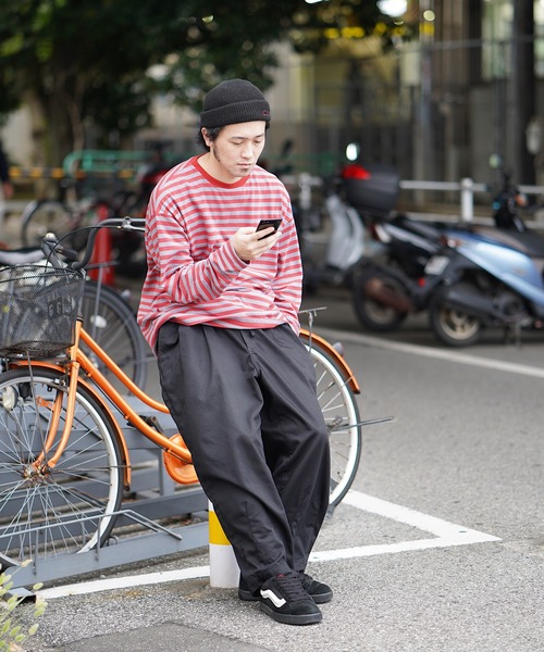 nimiru（ニミル）の「配色ボーダーロンT（Tシャツ/カットソー・レディース・グリーン系その他/ブルー系その他/イエロー系その他/レッド系その他・FREE）」の12枚目の写真