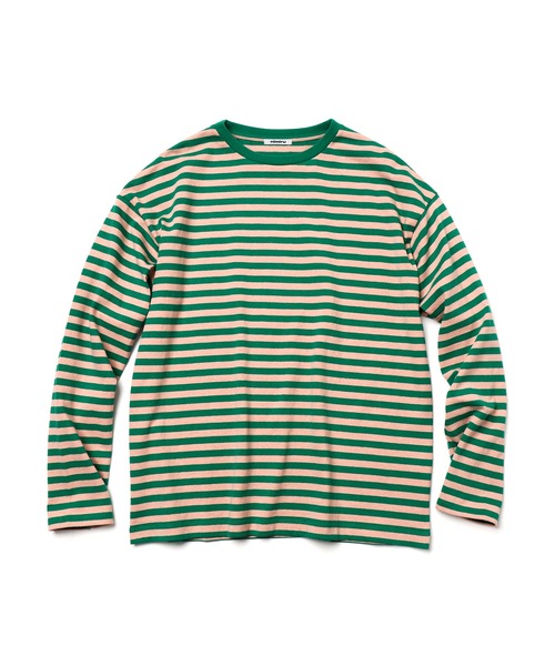 nimiru（ニミル）の「配色ボーダーロンT（Tシャツ/カットソー・レディース・グリーン系その他/ブルー系その他/イエロー系その他/レッド系その他・FREE）」の19枚目の写真