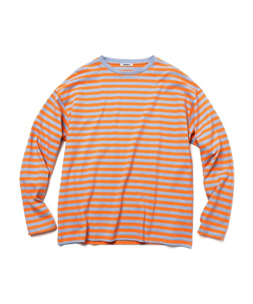 nimiru（ニミル）の「配色ボーダーロンT（Tシャツ/カットソー・レディース・グリーン系その他/ブルー系その他/イエロー系その他/レッド系その他・FREE）」の20枚目の写真