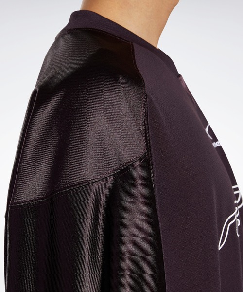 Reebok（リーボック）の「eightyone Tシャツ （Tシャツ/カットソー・メンズ・ブラック/ダークパープル・LARGE/MEDIUM/X-LARGE/SMALL/XX-LARGE/XXX-LARGE/X-SMALL）」の8枚目の写真