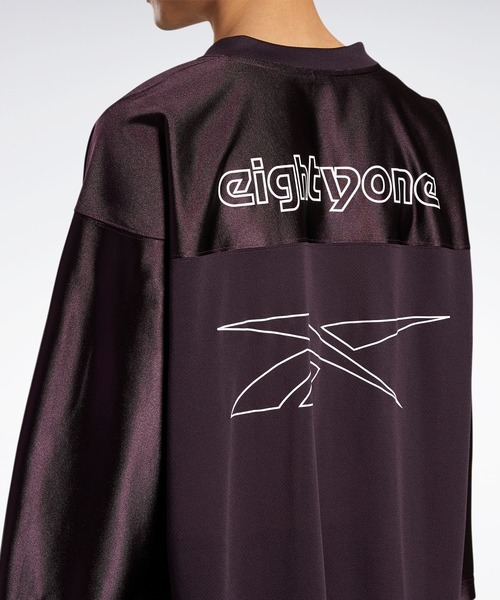 Reebok（リーボック）の「eightyone Tシャツ （Tシャツ/カットソー・メンズ・ブラック/ダークパープル・LARGE/MEDIUM/X-LARGE/SMALL/XX-LARGE/XXX-LARGE/X-SMALL）」の9枚目の写真