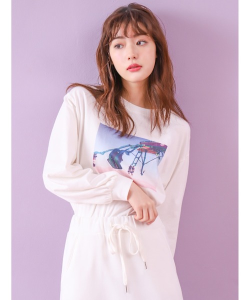 fifth(フィフス)の「アソートプリントロングスリーブTシャツ(Tシャツ/カットソー・レディース・その他2/その他1・MEDIUM)」の2枚目の写真