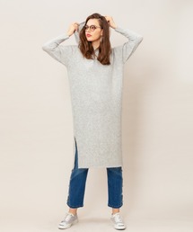 JETSET SOLO PLUS （ジェットセットソロプラス）の「ウールブレンドフーデットニットワンピース（ワンピース・レディース）」