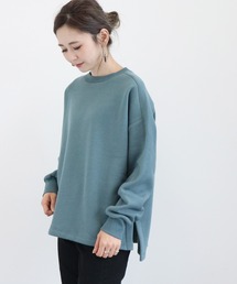 AMERICAN HOLIC | サイドスリット裏毛裏起毛プルオーバー　＊(Tシャツ/カットソー)