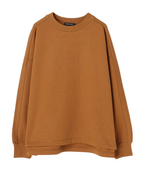 AMERICAN HOLIC(アメリカンホリック)の「サイドスリット裏毛裏起毛プルオーバー *(Tシャツ/カットソー・レディース・ブラック/ベージュ/カーキ/ブルー/アイボリー/キャメル・MEDIUM/LARGE)」の14枚目の写真