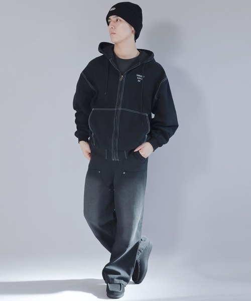 Dickies（ディッキーズ）の「【Dickies / ディッキーズ】ワッペンニットキャップ（ニットキャップ/ビーニー・メンズ・ホワイト/ブラック/カーキ/ブラック系その他/グレー・ONESIZE）」の11枚目の写真