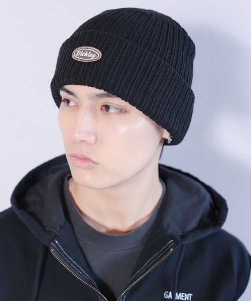 Dickies（ディッキーズ）の「【Dickies / ディッキーズ】ワッペンニットキャップ（ニットキャップ/ビーニー・メンズ・ホワイト/ブラック/カーキ/ブラック系その他/グレー・ONESIZE）」の12枚目の写真