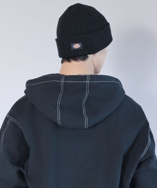 Dickies（ディッキーズ）の「【Dickies / ディッキーズ】ワッペンニットキャップ（ニットキャップ/ビーニー・メンズ・ホワイト/ブラック/カーキ/ブラック系その他/グレー・ONESIZE）」の14枚目の写真