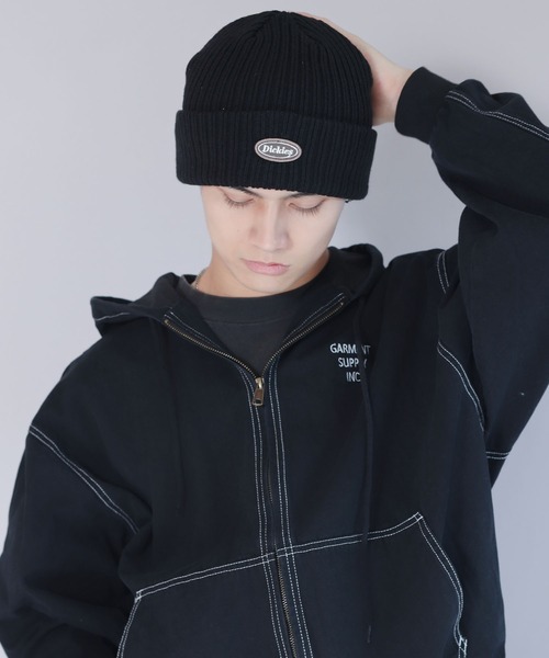 Dickies（ディッキーズ）の「【Dickies / ディッキーズ】ワッペンニットキャップ（ニットキャップ/ビーニー・メンズ・ホワイト/ブラック/カーキ/ブラック系その他/グレー・ONESIZE）」の16枚目の写真