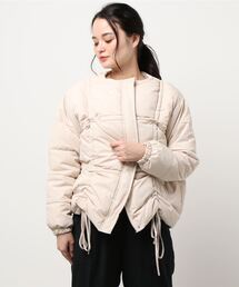 prose verse | 【絞っても伸ばしても可愛い】ギャザー入り中綿ブルゾン(ブルゾン)