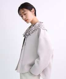 CADUNE（カデュネ）の「ノーカラーショートコート（ノーカラー