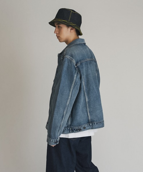 新品　リーバイス　XL デニム トラッカー ジャケット スカイライン　Levis リーバイス トラッカージャケット インディゴ SKYLINE - メルカリ