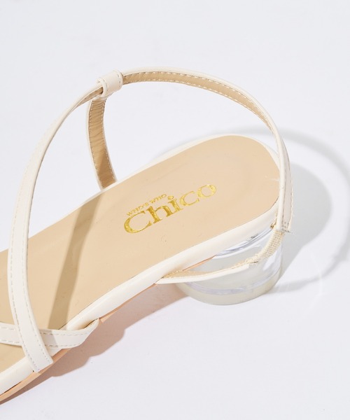 Chico(チコ)の「クリアヒールナローサンダル(サンダル・レディース・ブラック/シルバー/ゴールド/アイボリー・SMALL/MEDIUM/LARGE)」の20枚目の写真