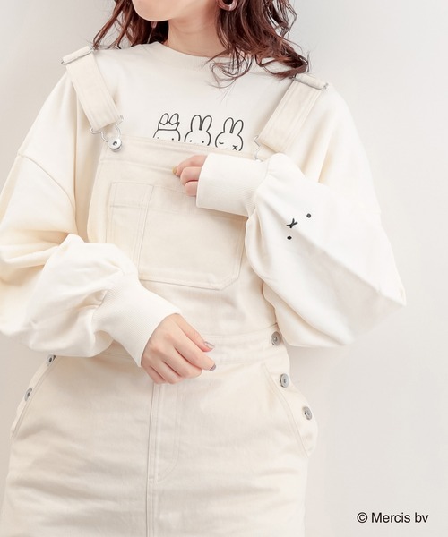 natural couture（ナチュラルクチュール）の「MIFFYコラボスウェット（スウェット・レディース・モカ/スミクロ/アイボリー・FREE）」の2枚目の写真