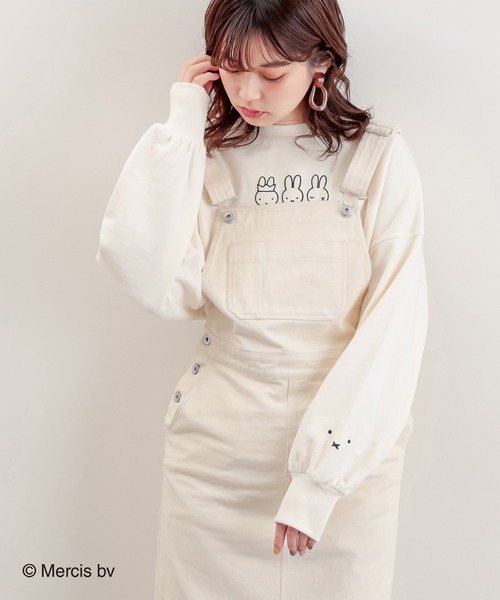 natural couture（ナチュラルクチュール）の「MIFFYコラボスウェット（スウェット・レディース・モカ/スミクロ/アイボリー・FREE）」の5枚目の写真