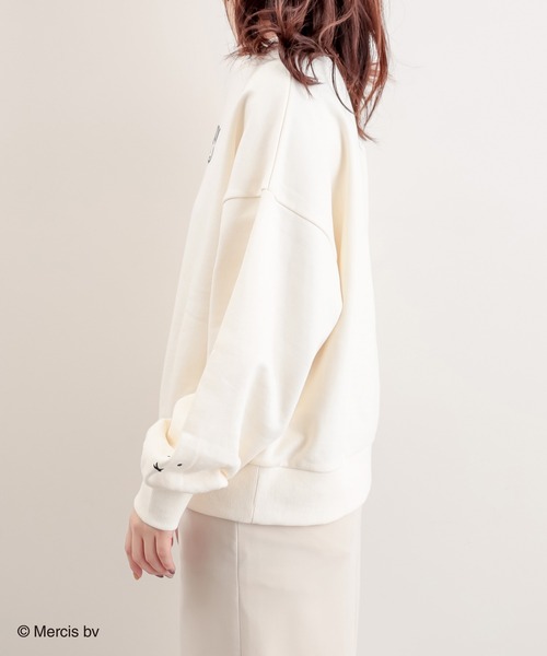 natural couture（ナチュラルクチュール）の「MIFFYコラボスウェット（スウェット・レディース・モカ/スミクロ/アイボリー・FREE）」の14枚目の写真