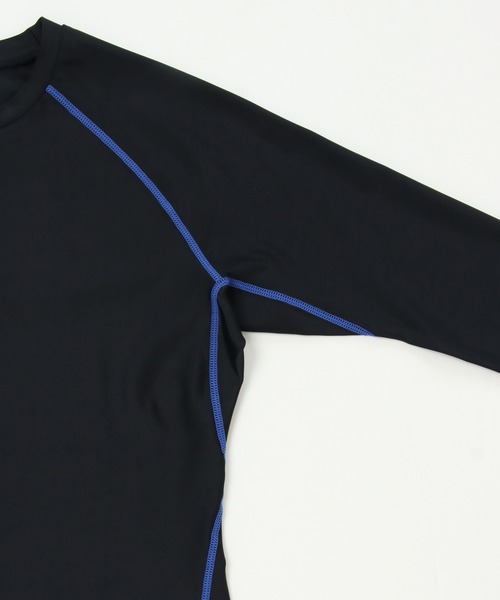 ikka(イッカ)の「SPコンプレッショントップス(Tシャツ/カットソー・メンズ・ブルー/ブラック・XL/M/L)」の4枚目の写真