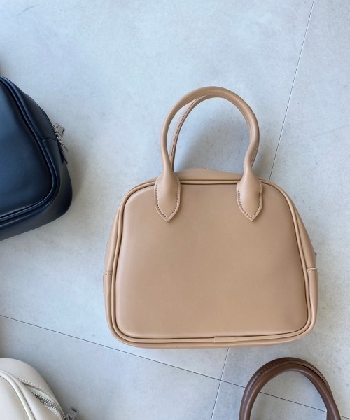 Aunt Marie's(アントマリーズ)の「2WAYミニボストンバッグ / ペットボトル収納可能(ボストンバッグ・レディース・アイボリー/ダークブラウン/ベージュ/ブラック・FREE)」の19枚目の写真