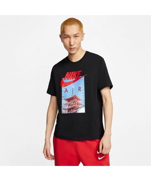 NIKE（ナイキ）の「NIKE/ナイキ NSW TEE AIR PHOTO TEE（Tシャツ/カットソー・メンズ・ブラック/ホワイト・M/S/L/XL）」の13枚目の写真