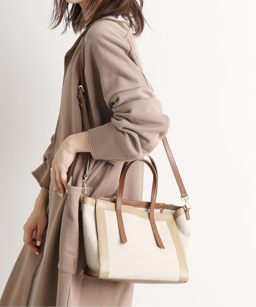 SLOBE IENA(スローブイエナ)の「【tov/トーヴ】MIMIC ハンドバッグ◆(ハンドバッグ・レディース・ベージュ・FREE)」の18枚目の写真