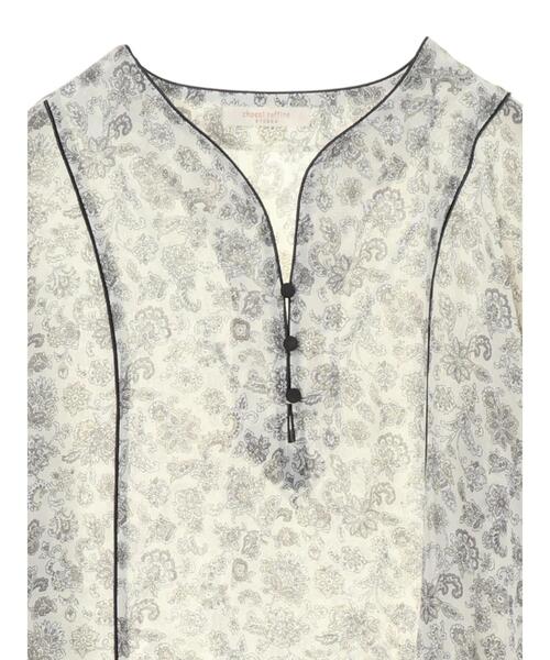 Green　Parks（グリーンパークス）の「フラワーパイピングサックワンピース＊（ワンピース・レディース・ブラック/グリーン/アイボリー・FREE）」の22枚目の写真