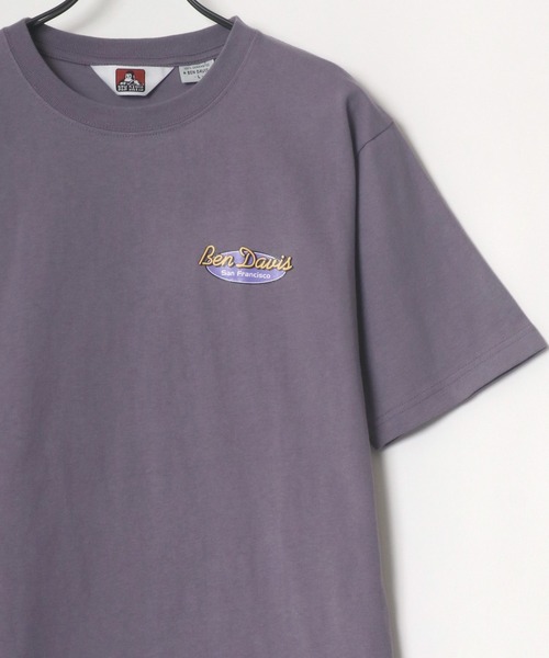 BEN DAVIS(ベンデイビス)の「BEN DAVIS/ベンデイビス バックプリント イラスト オーバルロゴ Tシャツ(Tシャツ/カットソー・メンズ・ホワイト/ブラック/パープル/グレイッシュブルー/グレー系その他/ホワイト系その他/グリーン系その他/ピンク系その他・M/L/XL)」の12枚目の写真