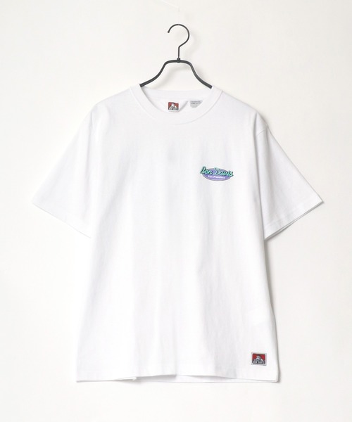 BEN DAVIS(ベンデイビス)の「BEN DAVIS/ベンデイビス バックプリント イラスト オーバルロゴ Tシャツ(Tシャツ/カットソー・メンズ・ホワイト/ブラック/パープル/グレイッシュブルー/グレー系その他/ホワイト系その他/グリーン系その他/ピンク系その他・M/L/XL)」の13枚目の写真