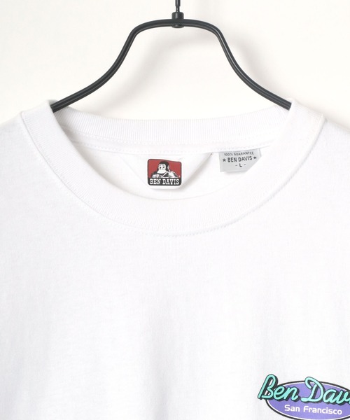 BEN DAVIS(ベンデイビス)の「BEN DAVIS/ベンデイビス バックプリント イラスト オーバルロゴ Tシャツ(Tシャツ/カットソー・メンズ・ホワイト/ブラック/パープル/グレイッシュブルー/グレー系その他/ホワイト系その他/グリーン系その他/ピンク系その他・M/L/XL)」の21枚目の写真