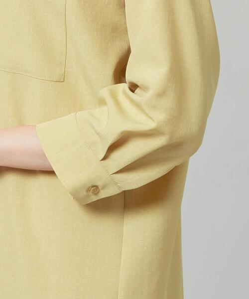 closet story(クローゼットストーリー)の「<closet story>□タンブラー サイドスリット ワンピース -手洗い可能-(ワンピース・レディース・ライトグレー/ネイビー/イエロー・FREE)」の8枚目の写真