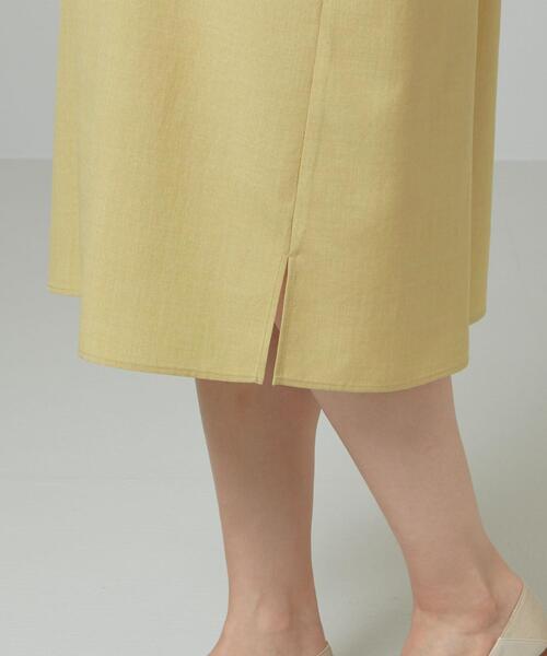 closet story(クローゼットストーリー)の「<closet story>□タンブラー サイドスリット ワンピース -手洗い可能-(ワンピース・レディース・ライトグレー/ネイビー/イエロー・FREE)」の9枚目の写真