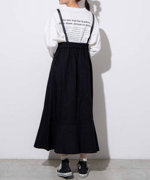 WEGO（ウィゴー）の「WEGO/ウエスタンバックルサス付きスカート（スカート・レディース・ブラック・FREE）」の12枚目の写真