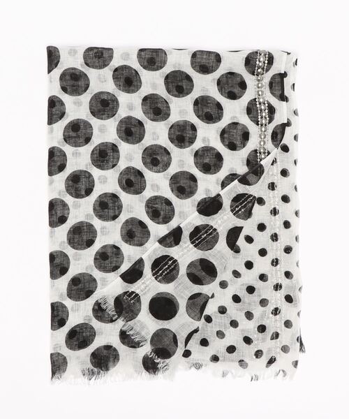 Citrus シトラス のファッション 水玉柄ストール ストール ショール C Citrus C