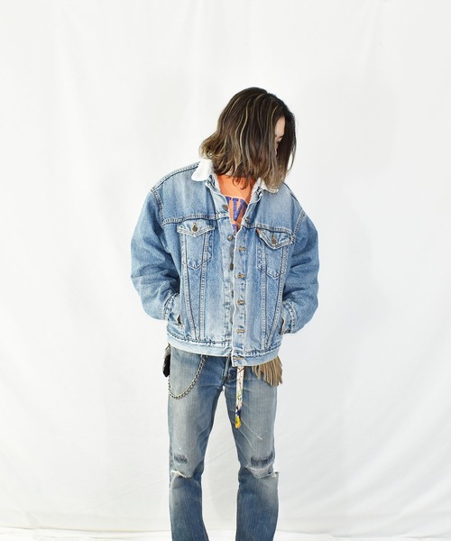ヴィンテージ古着】90's Levi's/リーバイス ボア デニムジャケット USA製