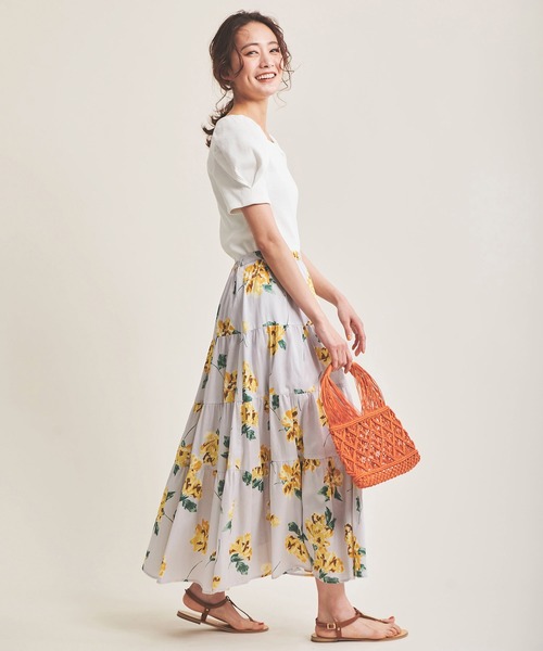 The Virgnia(ザ ヴァージニア)の「パフスリーブカットトップス(Tシャツ/カットソー・レディース・ブラック/オフホワイト・FREE)」の3枚目の写真