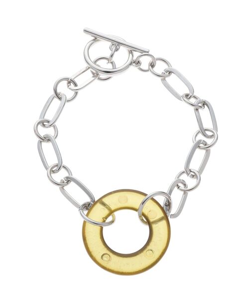 MERCURYDUO（マーキュリーデュオ）の「クリアミックスチェーンブレスレット（ピアス（両耳用）・レディース・シルバー/ゴールド・FREE）」の8枚目の写真