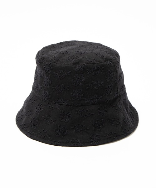 WEGO（ウィゴー）の「WEGO/コットンレースハット（ハット・レディース・ブラウン/オフホワイト/ブラック・FREE）」の4枚目の写真