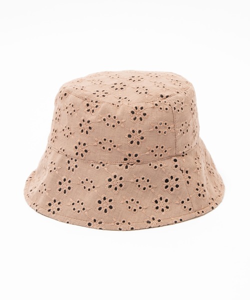 WEGO（ウィゴー）の「WEGO/コットンレースハット（ハット・レディース・ブラウン/オフホワイト/ブラック・FREE）」の7枚目の写真