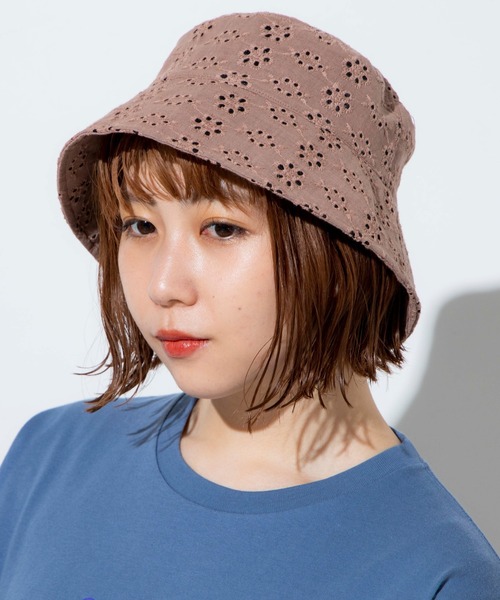 WEGO（ウィゴー）の「WEGO/コットンレースハット（ハット・レディース・ブラウン/オフホワイト/ブラック・FREE）」の11枚目の写真