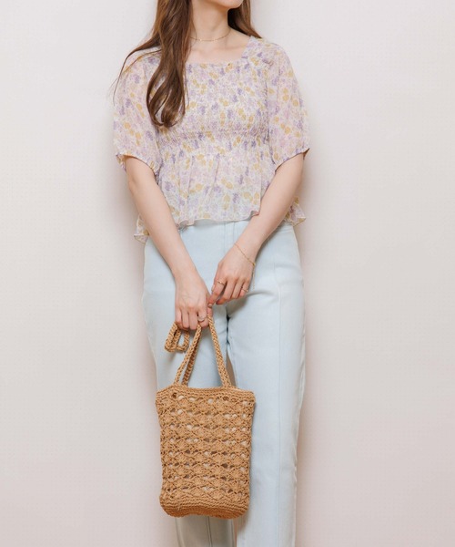 flower（フラワー）の「テンダークロシェトート（トートバッグ・レディース・ベージュ/アイボリー・FREE）」の16枚目の写真