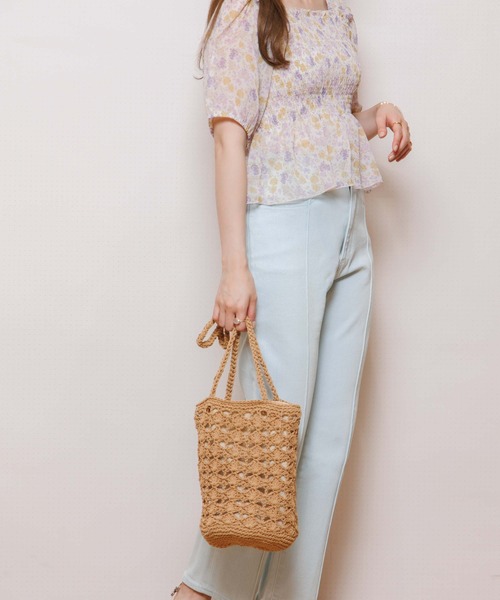 flower（フラワー）の「テンダークロシェトート（トートバッグ・レディース・ベージュ/アイボリー・FREE）」の17枚目の写真