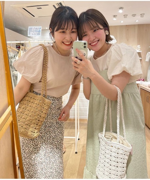 flower（フラワー）の「テンダークロシェトート（トートバッグ・レディース・ベージュ/アイボリー・FREE）」の11枚目の写真