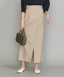 BEAUTY&YOUTH UNITED ARROWS | BY タックフロントスリットスカート(スカート)