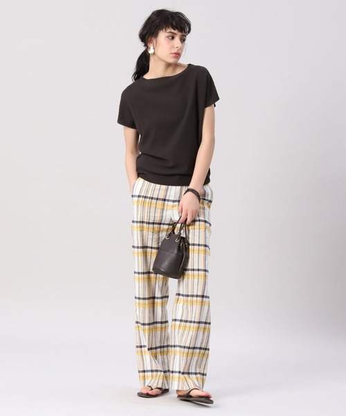 INED（イネド）の「ホールガーメント(R)ボトルネックフレンチニット《Cuoo》（ニット/セーター・レディース・ブラック/ベージュ/ブラウン/レッド系その他・9号）」の13枚目の写真