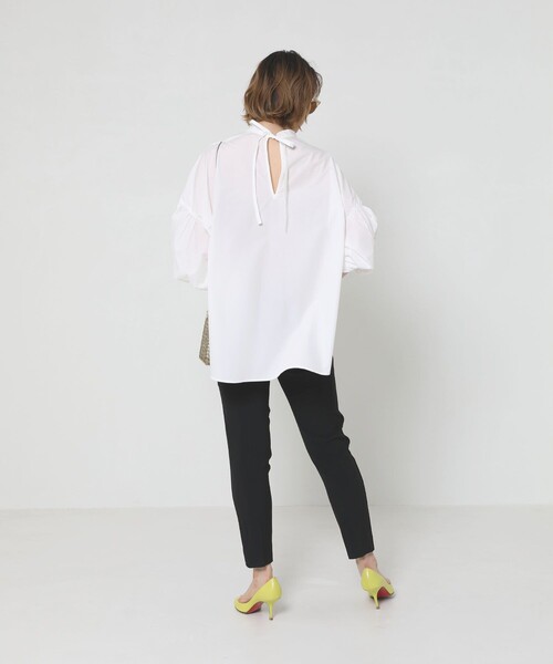 Sig FREAK'S STORE（シグフリークスストア）の「2way袖ボリュームスリーブブラウス（シャツ/ブラウス・レディース・ホワイト/ブルー/ブラック・ﾌﾘ-）」の7枚目の写真