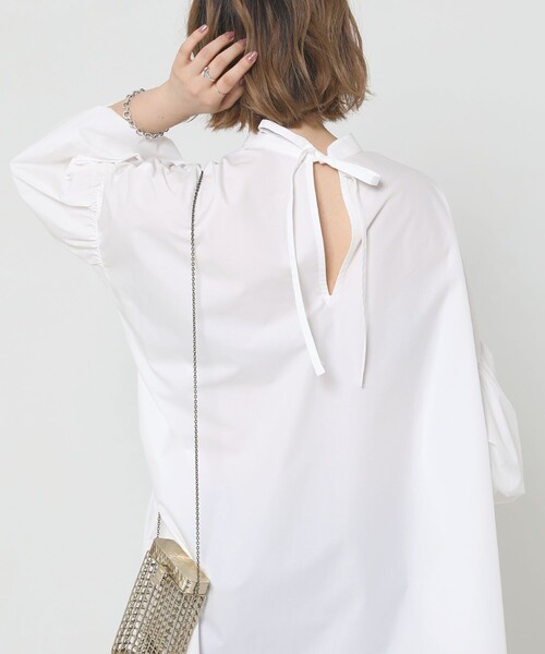 Sig FREAK'S STORE（シグフリークスストア）の「2way袖ボリュームスリーブブラウス（シャツ/ブラウス・レディース・ホワイト/ブルー/ブラック・ﾌﾘ-）」の9枚目の写真