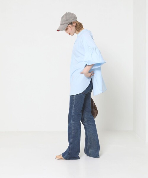 Sig FREAK'S STORE（シグフリークスストア）の「2way袖ボリュームスリーブブラウス（シャツ/ブラウス・レディース・ホワイト/ブルー/ブラック・ﾌﾘ-）」の18枚目の写真