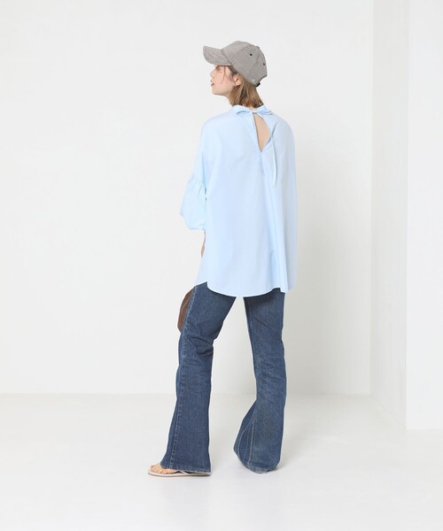 Sig FREAK'S STORE（シグフリークスストア）の「2way袖ボリュームスリーブブラウス（シャツ/ブラウス・レディース・ホワイト/ブルー/ブラック・ﾌﾘ-）」の19枚目の写真